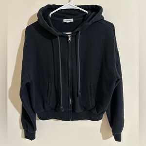 Garage Black Zip-Up Hoodie